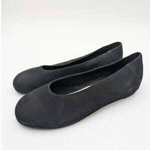 Eileen Fisher Una Hidden Wedge Ballet Flat Women's Black Size US8.5